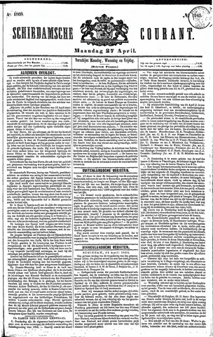 Schiedamsche Courant 1868-04-27