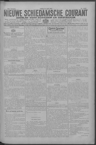 Nieuwe Schiedamsche Courant 1927-04-29