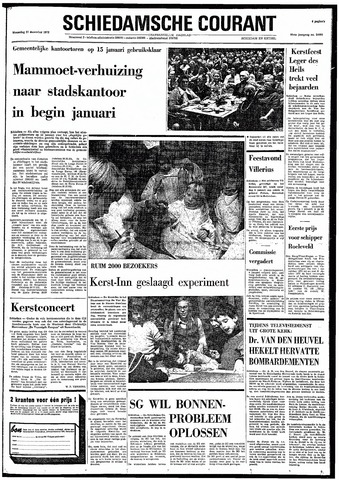 Rotterdamsch Nieuwsblad / Schiedamsche Courant / Rotterdams Dagblad / Waterweg / Algemeen Dagblad 1972-12-27