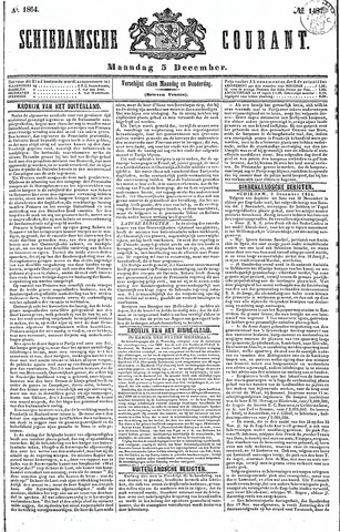 Schiedamsche Courant 1864-12-05