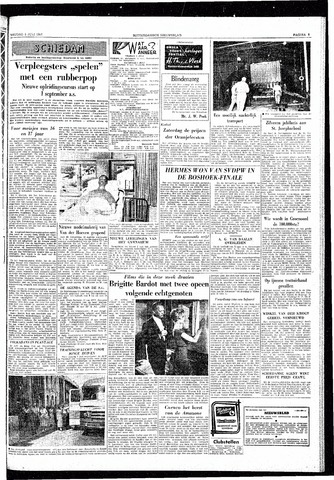 Rotterdamsch Nieuwsblad / Schiedamsche Courant / Rotterdams Dagblad / Waterweg / Algemeen Dagblad 1957-07-05