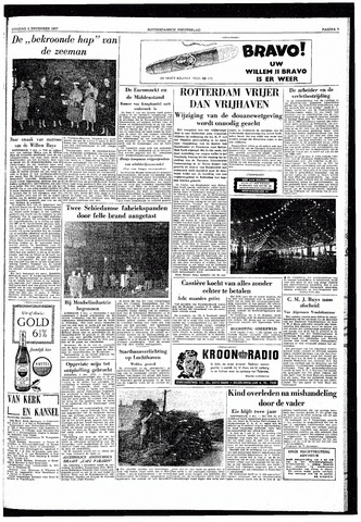 Rotterdamsch Nieuwsblad / Schiedamsche Courant / Rotterdams Dagblad / Waterweg / Algemeen Dagblad 1957-12-03