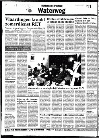 Rotterdamsch Nieuwsblad / Schiedamsche Courant / Rotterdams Dagblad / Waterweg / Algemeen Dagblad 1994-11-15