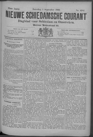 Nieuwe Schiedamsche Courant 1900-09-01