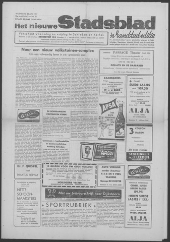Het Nieuwe Stadsblad 1961-06-28