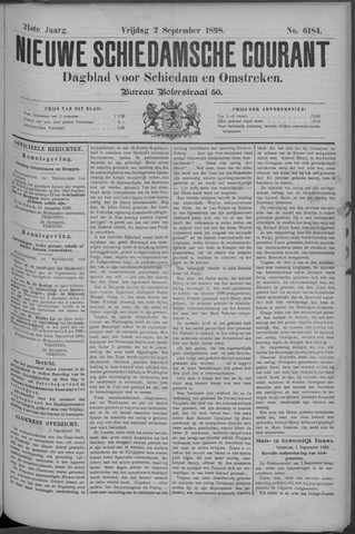 Nieuwe Schiedamsche Courant 1898-09-02