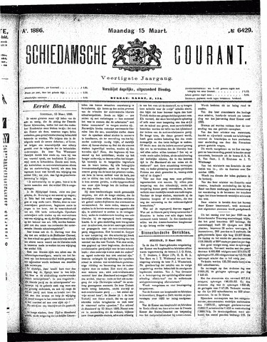 Schiedamsche Courant 1886-03-15