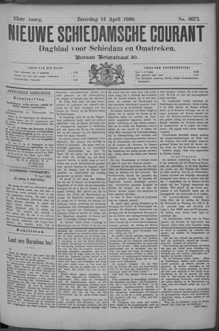 Nieuwe Schiedamsche Courant 1900-04-14