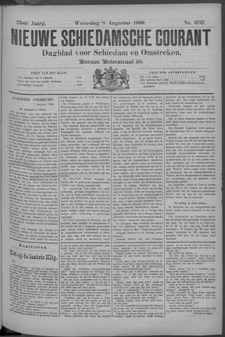 Nieuwe Schiedamsche Courant 1900-08-08
