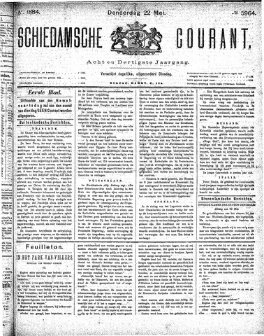Schiedamsche Courant 1884-05-22