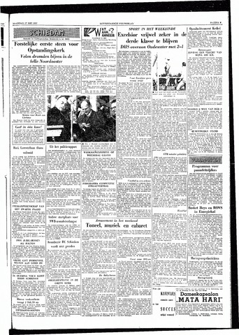 Rotterdamsch Nieuwsblad / Schiedamsche Courant / Rotterdams Dagblad / Waterweg / Algemeen Dagblad 1957-05-27