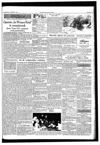 Rotterdamsch Nieuwsblad / Schiedamsche Courant / Rotterdams Dagblad / Waterweg / Algemeen Dagblad 1955-02-17