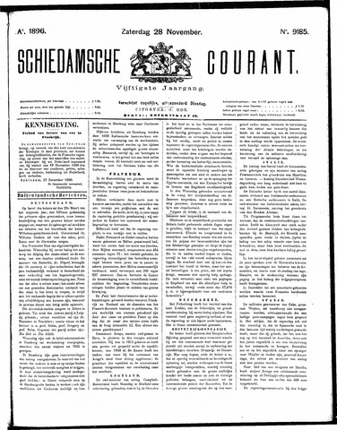 Schiedamsche Courant 1896-11-28