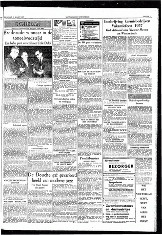Rotterdamsch Nieuwsblad / Schiedamsche Courant / Rotterdams Dagblad / Waterweg / Algemeen Dagblad 1957-03-16