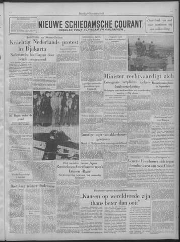 Nieuwe Schiedamsche Courant 1954-11-09