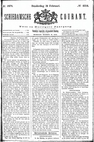 Schiedamsche Courant 1878-02-21