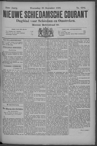 Nieuwe Schiedamsche Courant 1898-12-28