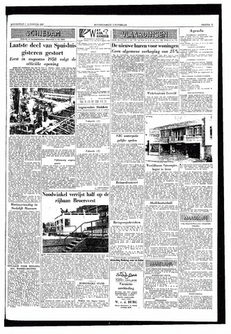 Rotterdamsch Nieuwsblad / Schiedamsche Courant / Rotterdams Dagblad / Waterweg / Algemeen Dagblad 1957-08-01