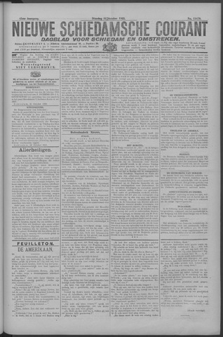 Nieuwe Schiedamsche Courant 1922-10-31