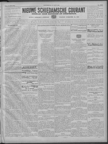 Nieuwe Schiedamsche Courant 1934-06-14