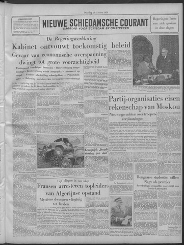 Nieuwe Schiedamsche Courant 1956-10-23