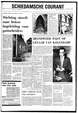 Rotterdamsch Nieuwsblad / Schiedamsche Courant / Rotterdams Dagblad / Waterweg / Algemeen Dagblad 1969-11-11