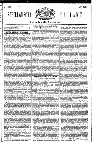Schiedamsche Courant 1873-11-29