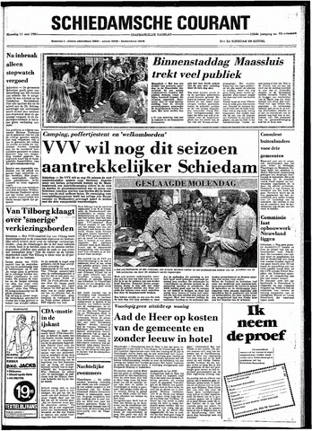 Rotterdamsch Nieuwsblad / Schiedamsche Courant / Rotterdams Dagblad / Waterweg / Algemeen Dagblad 1981-05-11