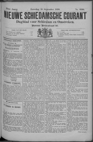 Nieuwe Schiedamsche Courant 1898-09-10