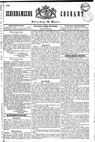 Schiedamsche Courant 1850-03-16