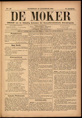 De Moker 1903-08-22