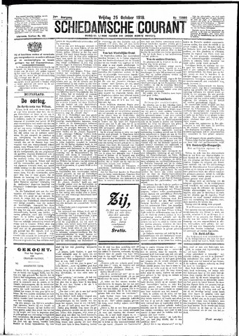 Schiedamsche Courant 1918-10-25