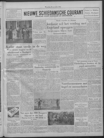 Nieuwe Schiedamsche Courant 1956-11-28