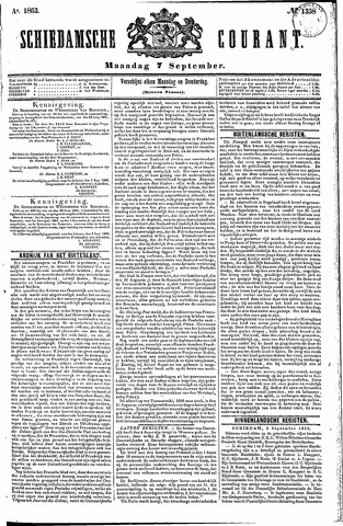 Schiedamsche Courant 1863-09-07