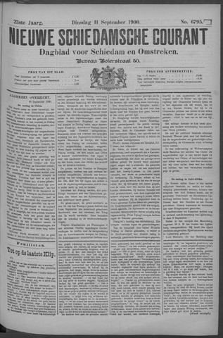 Nieuwe Schiedamsche Courant 1900-09-11