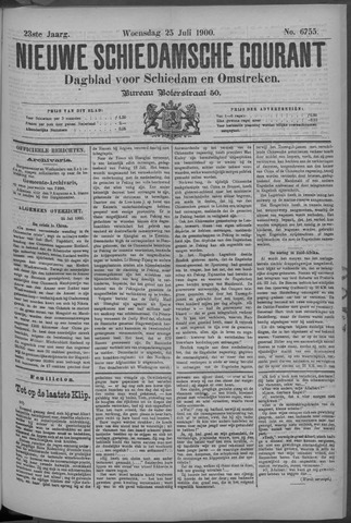 Nieuwe Schiedamsche Courant 1900-07-25