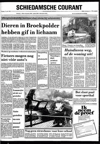 Rotterdamsch Nieuwsblad / Schiedamsche Courant / Rotterdams Dagblad / Waterweg / Algemeen Dagblad 1981-07-17