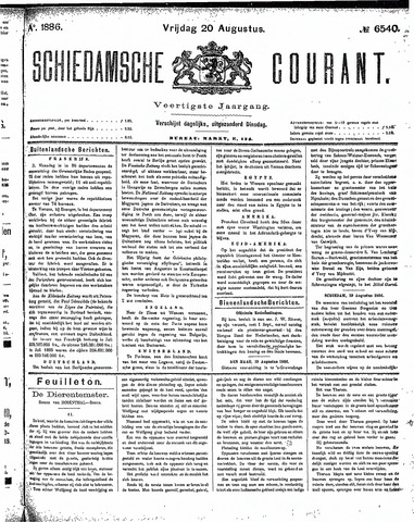 Schiedamsche Courant 1886-08-20