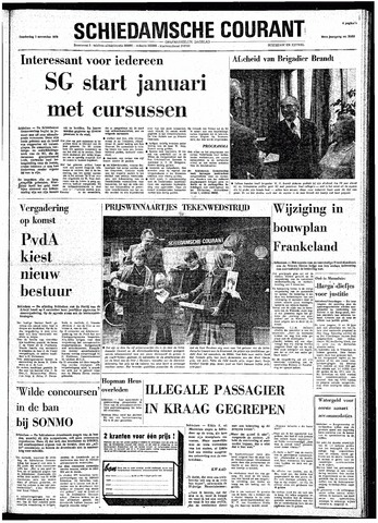 Rotterdamsch Nieuwsblad / Schiedamsche Courant / Rotterdams Dagblad / Waterweg / Algemeen Dagblad 1973-11-01