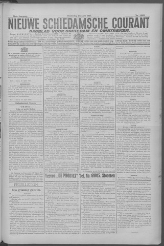 Nieuwe Schiedamsche Courant 1927-04-21