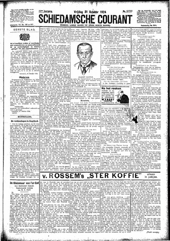 Schiedamsche Courant 1924-10-31
