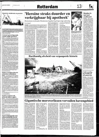 Rotterdamsch Nieuwsblad / Schiedamsche Courant / Rotterdams Dagblad / Waterweg / Algemeen Dagblad 1992-06-06