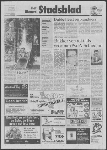 Het Nieuwe Stadsblad 1993-09-08