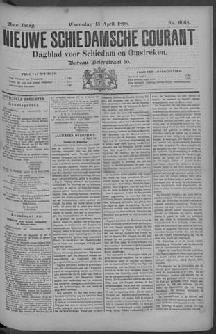 Nieuwe Schiedamsche Courant 1898-04-13