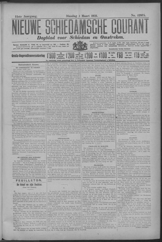 Nieuwe Schiedamsche Courant 1921-03-01