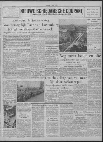 Nieuwe Schiedamsche Courant 1956-06-05