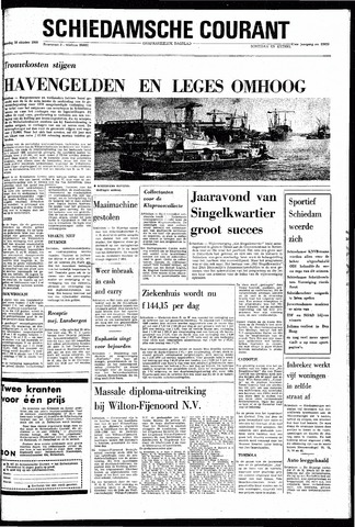 Rotterdamsch Nieuwsblad / Schiedamsche Courant / Rotterdams Dagblad / Waterweg / Algemeen Dagblad 1969-10-20