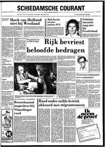 Rotterdamsch Nieuwsblad / Schiedamsche Courant / Rotterdams Dagblad / Waterweg / Algemeen Dagblad 1981-03-05