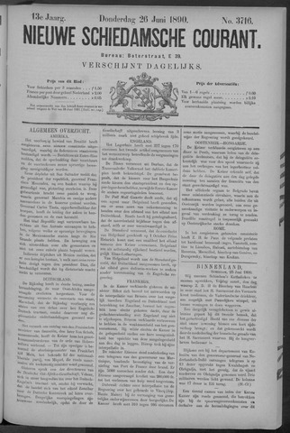 Nieuwe Schiedamsche Courant 1890-06-26