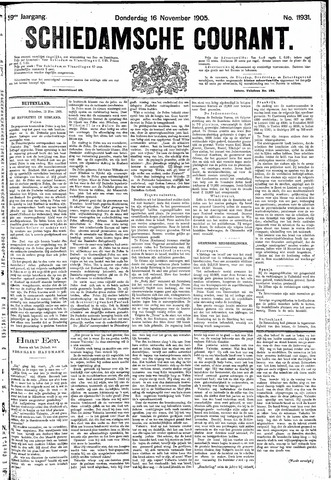 Schiedamsche Courant 1905-11-16